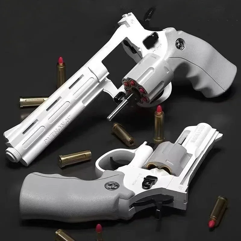 Kids Outdoor Easter Toys - ปืนของเล่นยิงลูกดอกอัตโนมัติ A6 Magnum ZP5 357 สำหรับเด็กและผู้ใหญ่