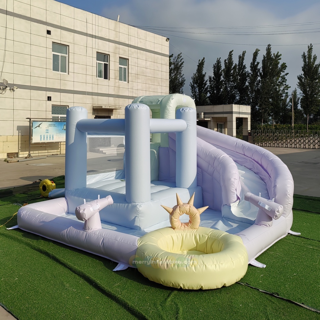 Kids Outdoor Water Slide - Pastel Sun เด็กวัยหัดเดิน Water Slide Splash