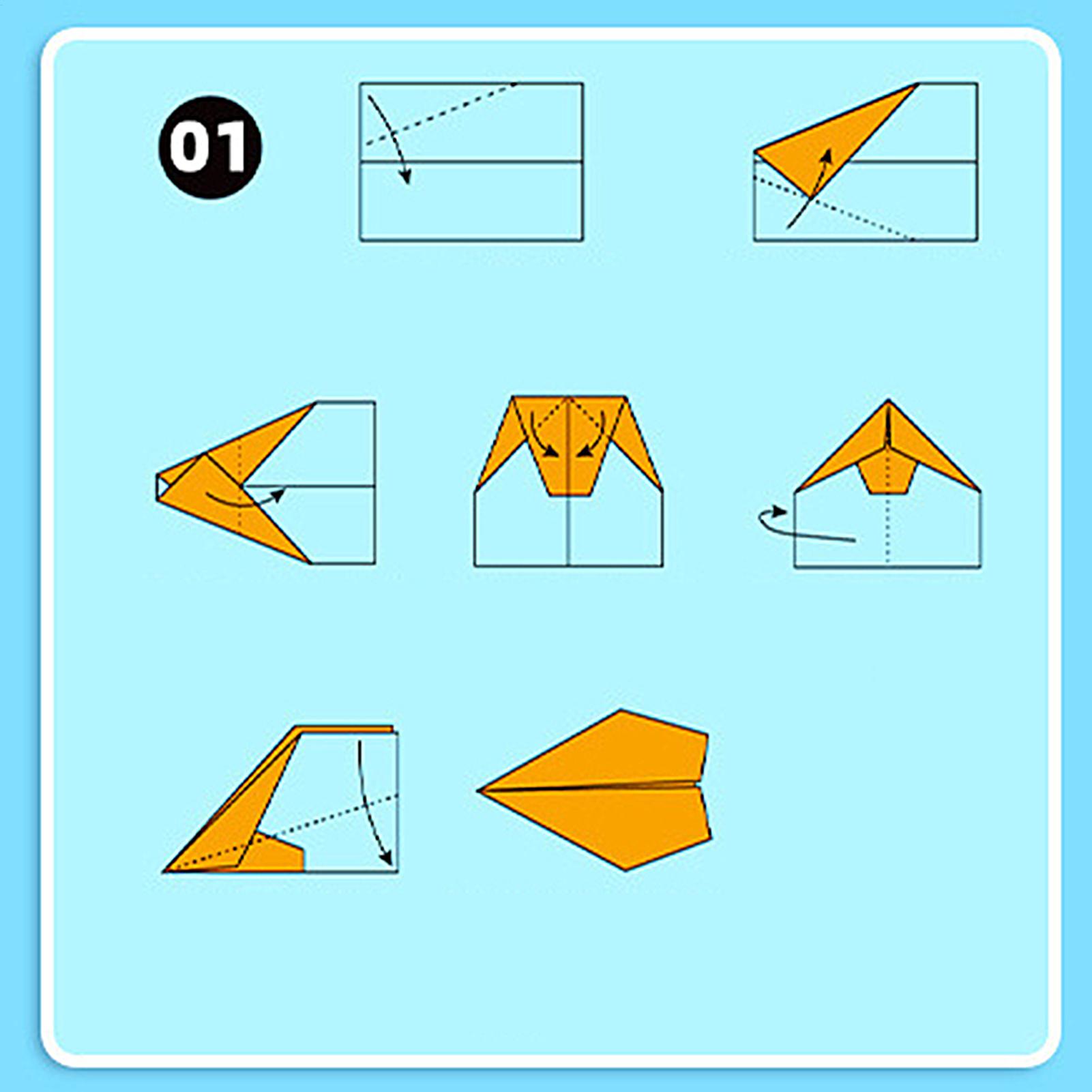 Kids Outdoor Learning Activities - ชุดเครื่องบินกระดาษสำหรับเด็ก 108 แผ่นเครื่องบินพับล่วงหน้าของเล่น STEM สำหรับเล่นกลางแจ้งในร่มเกมกิจกรรมการเรียนรู้ฟิสิกส์