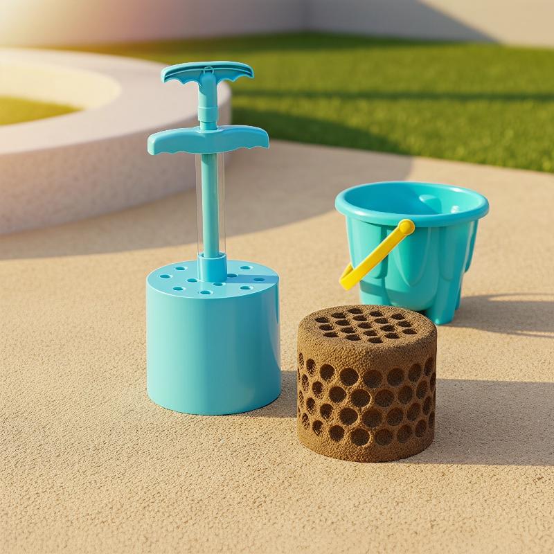 Kids Outdoor Water Play - ชุดของเล่นทรายสำหรับเด็ก ชุดแม่พิมพ์ทราย ชุดพลั่ว แม่พิมพ์สร้างปราสาท แม่พิมพ์รูปทรงรังผึ้ง ของเล่นเล่นทรายกลางแจ้งสำหรับฤดูร้อน