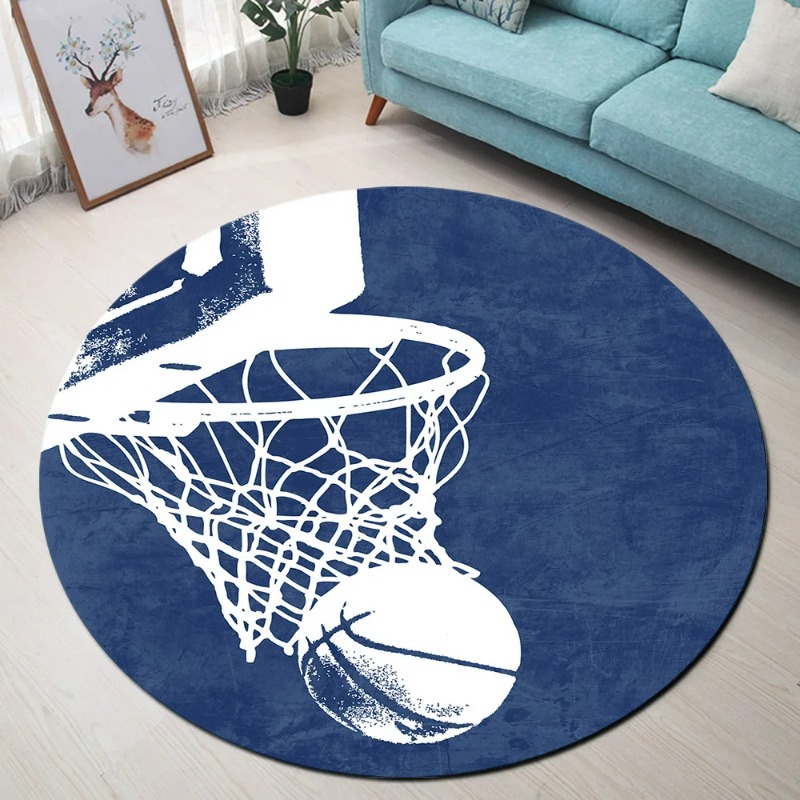Kids Outdoor Floor Cushions - บาสเกตบอลรอบพรมและพรมสําหรับเด็กทารกห้องนั่งเล่นหน่วยความจําโฟมห้องนอนเบาะห้องโถงห้องน้ําชั้นประตู Bath Mats