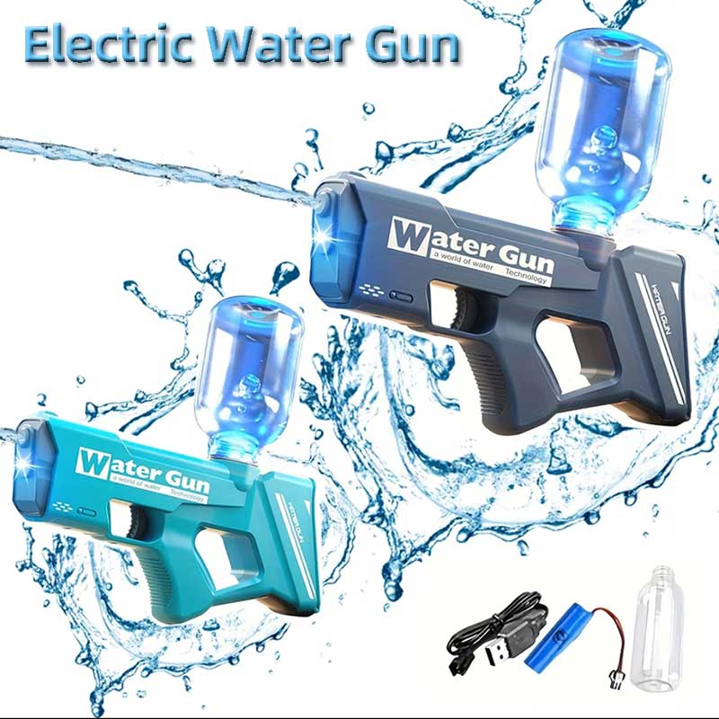Kids Outdoor Water Play - 2025 ใหม่น้ําปืนอัตโนมัติของเล่นยิงสปริงเกลอร์แรงดันสูงฤดูร้อนชายหาดกลางแจ้ง Pool Party ของเล่นเด็กผู้ใหญ่ของขวัญ