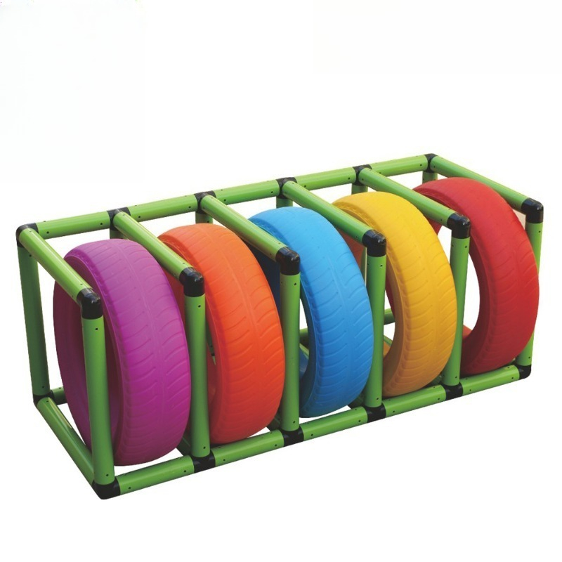 Kids Outdoor Obstacle Course Equipment - อุปกรณ์ฝึกซ้อมแบบโรโตโมลดิ้ง สนามเด็กเล่น ยางปีนป่ายกลางแจ้ง แทรมโพลีนยางสำหรับเด็ก โรงงานผลิตอุปกรณ์ฝึกซ้อม