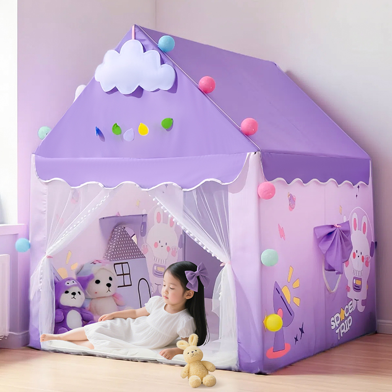 Kids Outdoor Playhouse - เต็นท์เกมพับได้สำหรับเด็ก เต็นท์เกมพกพาสำหรับเล่นในร่ม/กลางแจ้ง พร้อมหน้าต่าง ฐานลับ ของตกแต่งงานวันเกิด เหมาะสำหรับเป็นของขวัญ