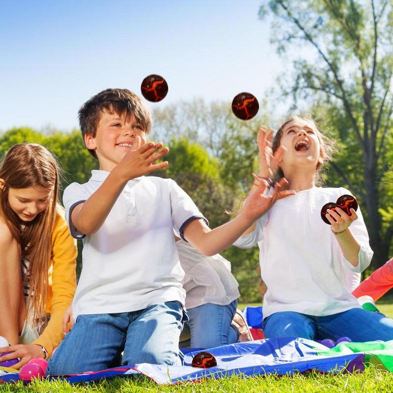Kids Outdoor Learning Activities - Bouncy Balls สําหรับเด็ก Volcanic Magma Bounce