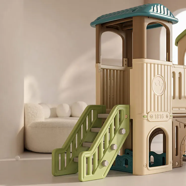 บ้านเด็กเล่นกลางแจ้งพร้อมสไลเด - Kids Outdoor Playhouse บทวิจารณ์และราคา