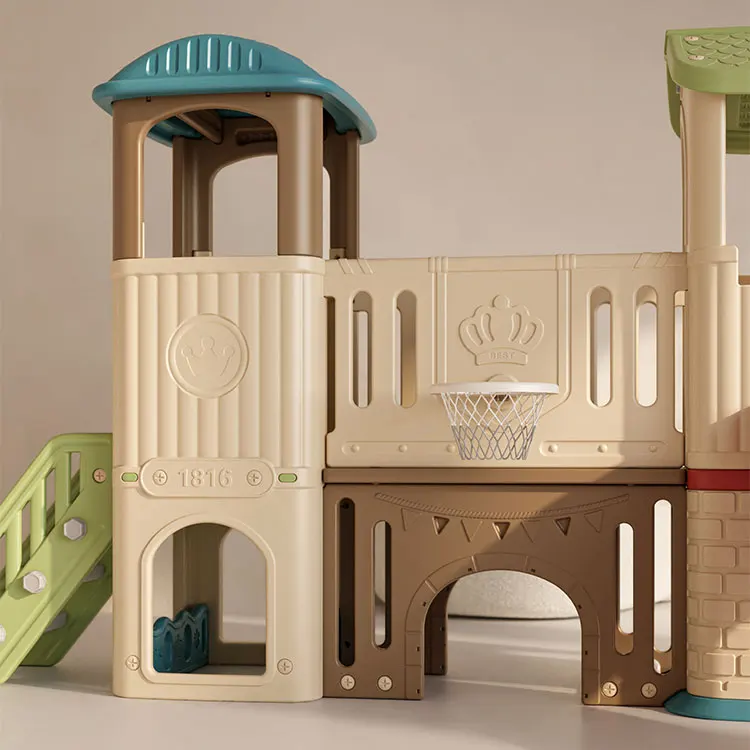 บ้านเด็กเล่นกลางแจ้งพร้อมสไลเด - Kids Outdoor Playhouse บทวิจารณ์และราคา