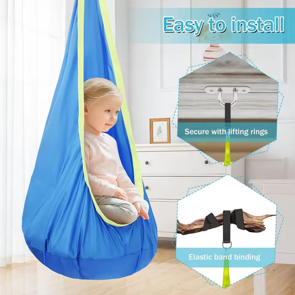 เก้าอี้แขวนไนลอนสำหรับเด็กพร้อ - Kids Outdoor Bounce House บทวิจารณ์และราคา