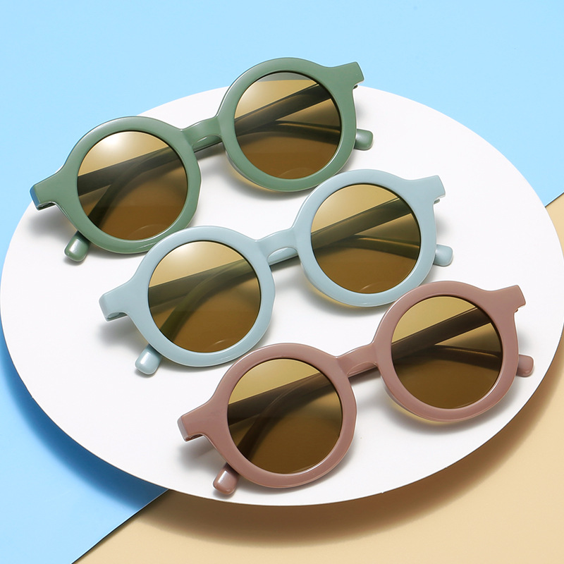 แว่นกันแดดทรงกลมแฟชั่นใหม่สีลู - Kids Outdoor Frame บทวิจารณ์และราคา