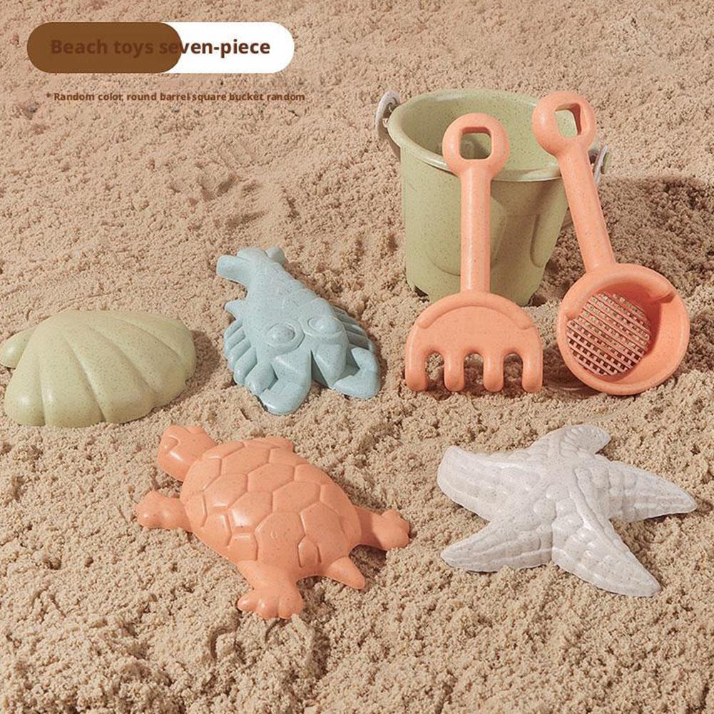 ชุดของเล่นทรายชายหาด 7 ชิ้น สำ - Kids Outdoor Storage บทวิจารณ์และราคา