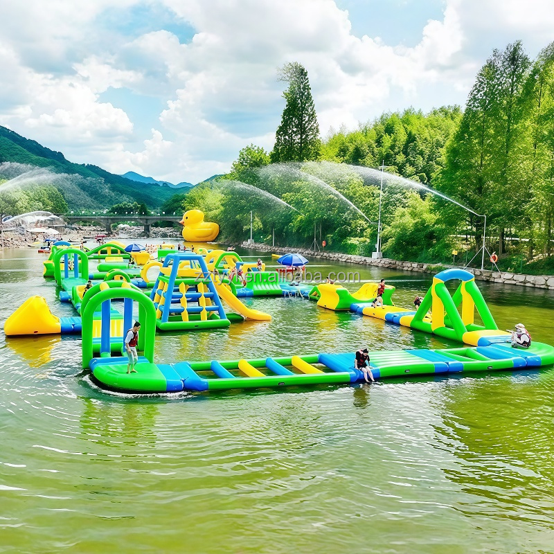 สนามเด็กเล่นน้ำเป่าลมขนาดใหญ่แ - Kids Outdoor Obstacle Course Equipment บทวิจารณ์และราคา