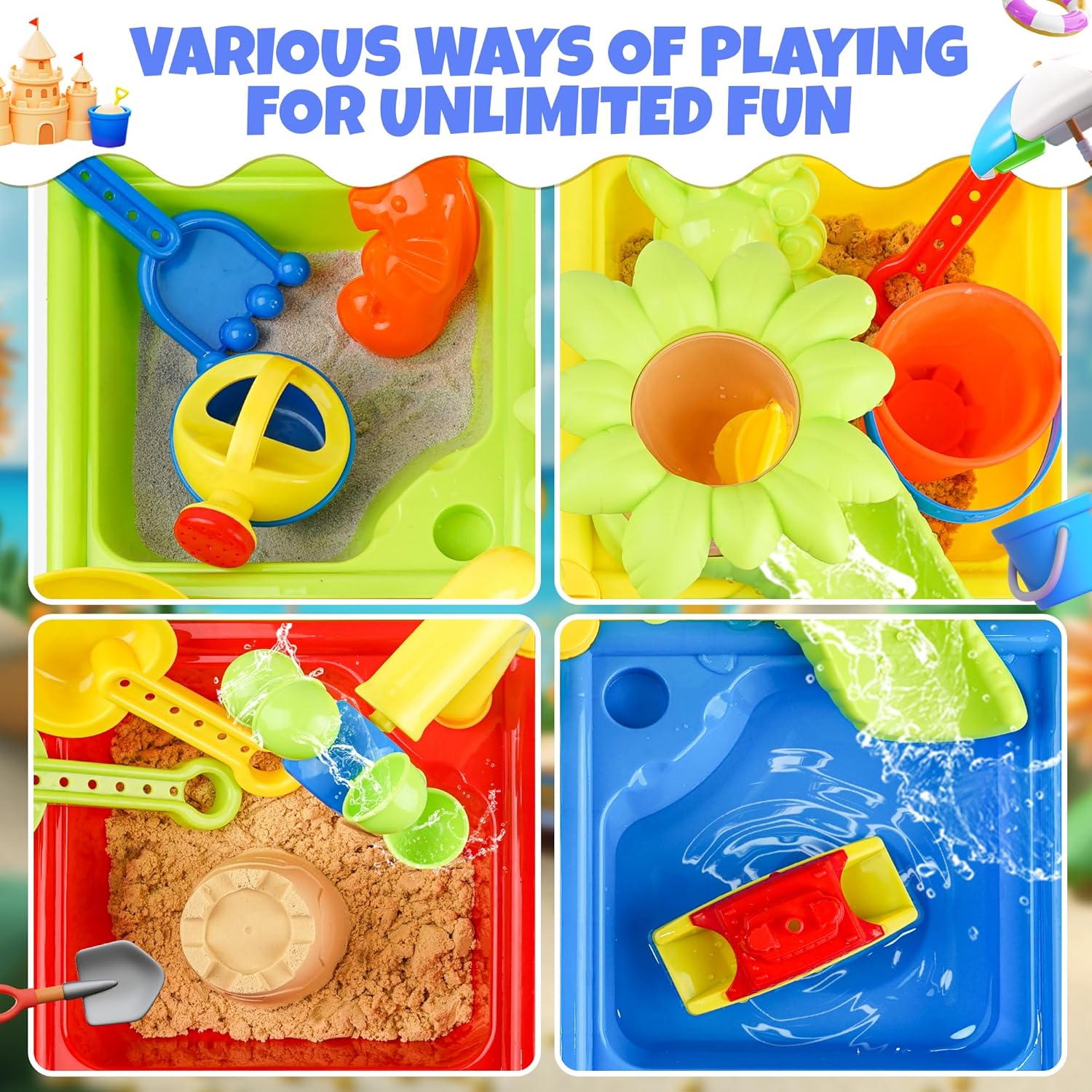 25 ชิ้นฤดูร้อนน้ําตารางสําหรับ - Kids Outdoor Activity Toys บทวิจารณ์และราคา