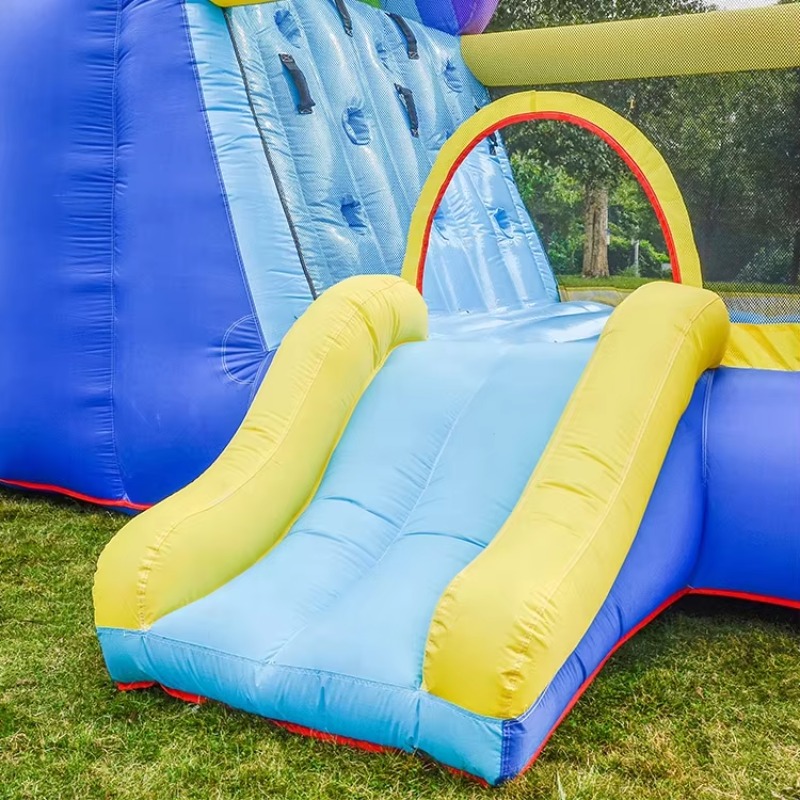 สไลเดอร์น้ำเป่าลมยักษ์สีรุ้งสำ - Kids Outdoor Water Slide บทวิจารณ์และราคา