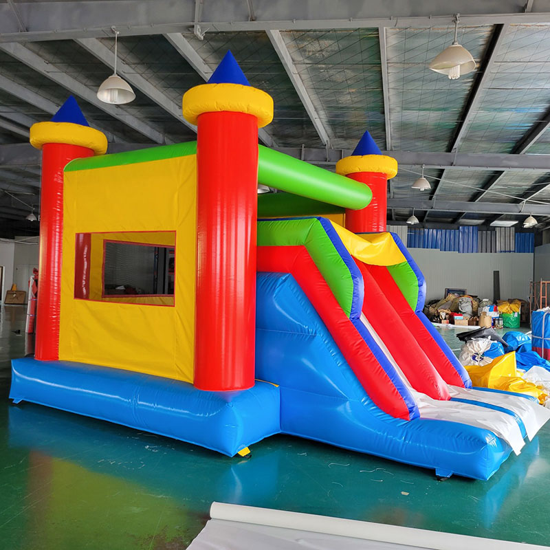 บ้านตีกลับพร้อมปราสาทกระโดดสไล - Kids Outdoor Bounce House บทวิจารณ์และราคา