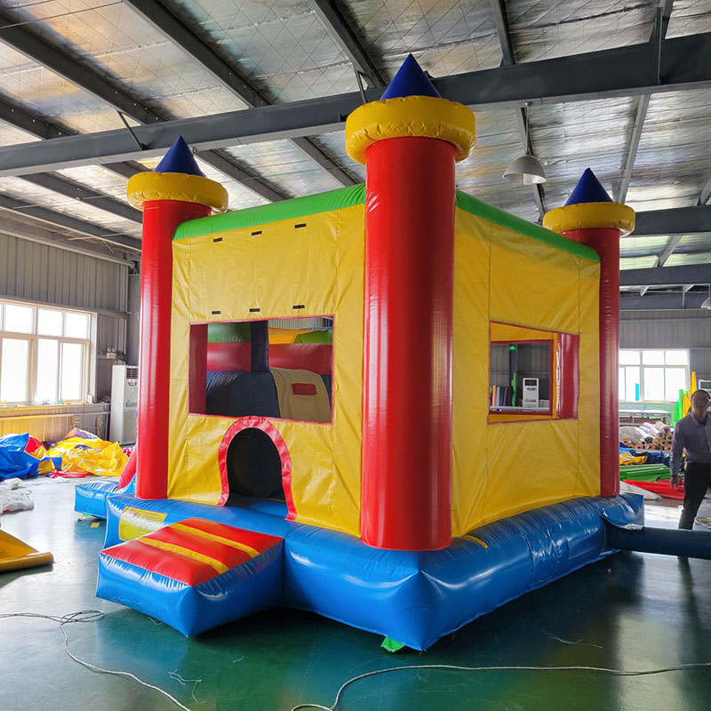 บ้านตีกลับพร้อมปราสาทกระโดดสไล - Kids Outdoor Bounce House บทวิจารณ์และราคา