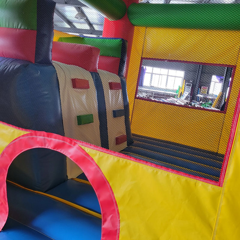 บ้านตีกลับพร้อมปราสาทกระโดดสไล - Kids Outdoor Bounce House บทวิจารณ์และราคา