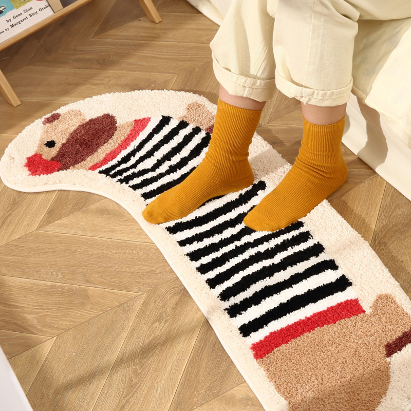 น่ารักลูกสุนัขพรมข้างเตียง Plu - Kids Outdoor Floor Cushions บทวิจารณ์และราคา
