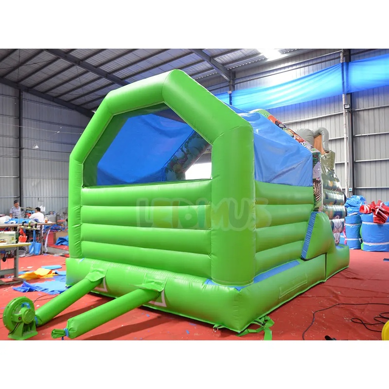 บ้านลมเป่าลมธีมซาฟารีพร้อมสไลเ - Kids Outdoor Jeep บทวิจารณ์และราคา