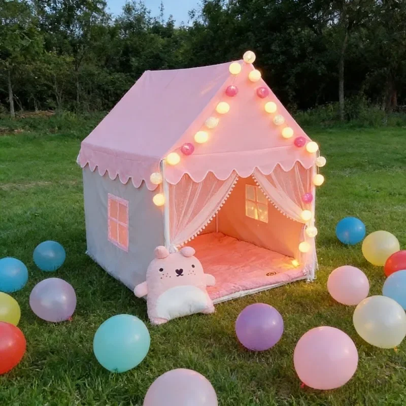 เต็นท์ปราสาทเจ้าหญิงสีชมพูขนาด - Kids Outdoor Playhouse บทวิจารณ์และราคา