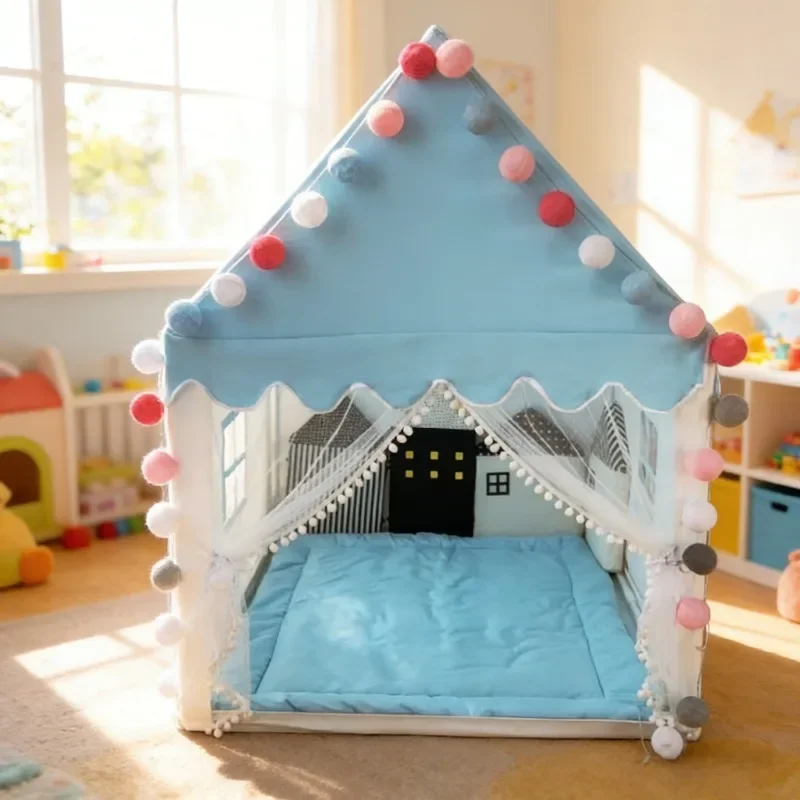 เต็นท์ปราสาทเจ้าหญิงสีชมพูขนาด - Kids Outdoor Playhouse บทวิจารณ์และราคา