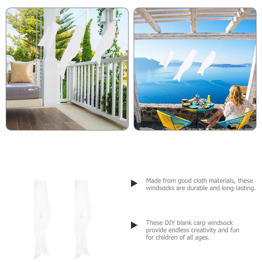 2 ชิ้น ถุงลมปลาคาร์ปผ้าเปล่า ส - Kids Outdoor Decor บทวิจารณ์และราคา