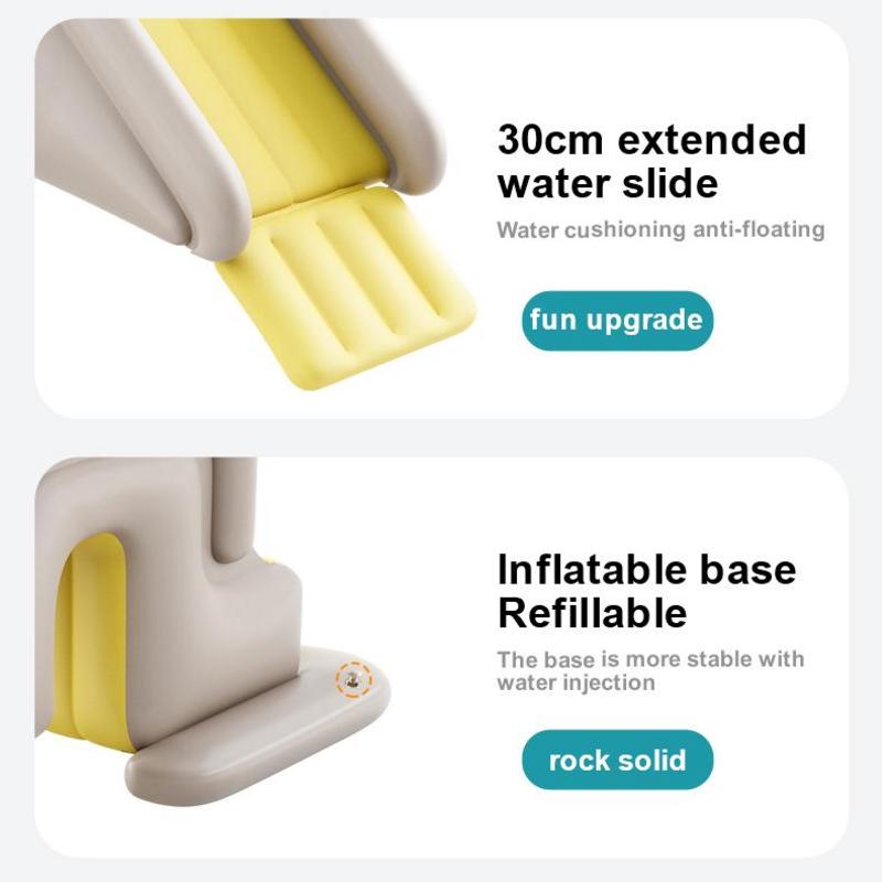 สไลเดอร์เป่าลมว่ายน้ำสำหรับเด็ - Kids Outdoor Water Slide บทวิจารณ์และราคา