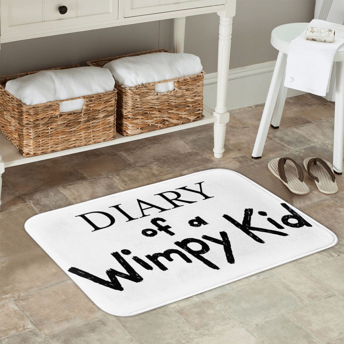 พรมเช็ดเท้ากันลื่นลายไดอารี่ออ - Kids Outdoor Floor Cushions บทวิจารณ์และราคา