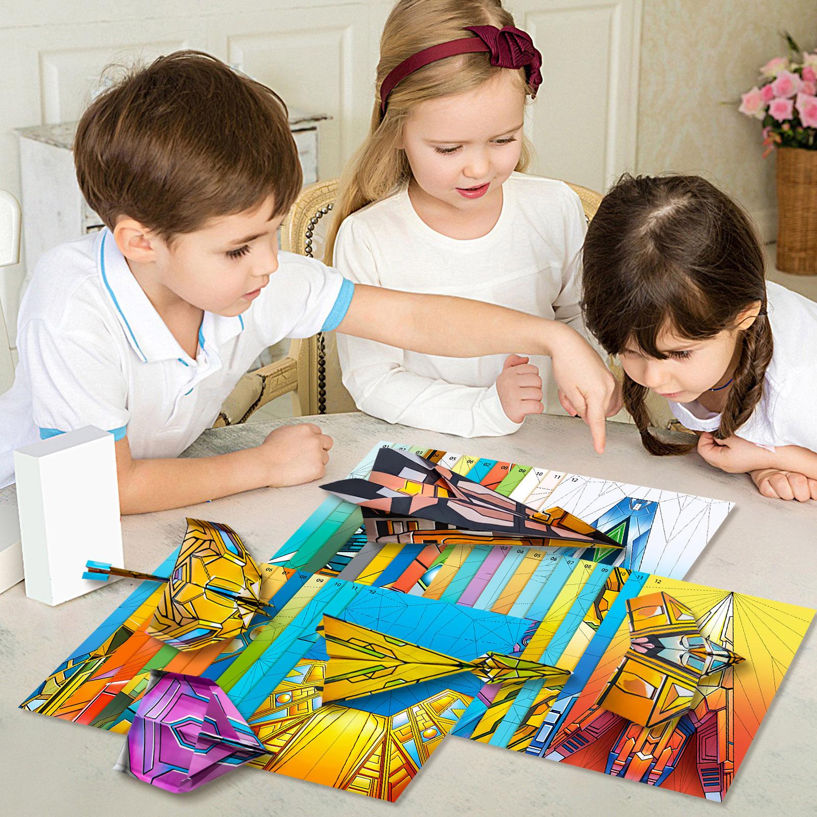 ชุดเครื่องบินกระดาษสำหรับเด็ก  - Kids Outdoor Learning Activities บทวิจารณ์และราคา