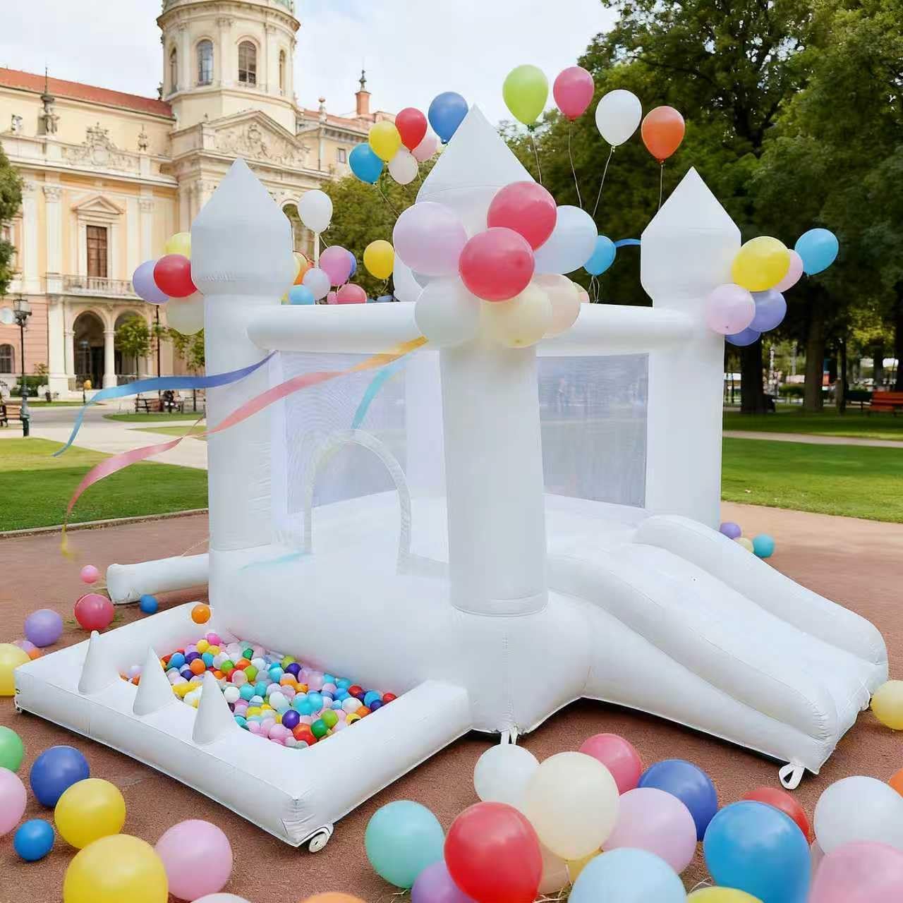 บ้านลมสีขาว, บ้านลมสำหรับใช้ใน - Kids Outdoor Bounce House บทวิจารณ์และราคา