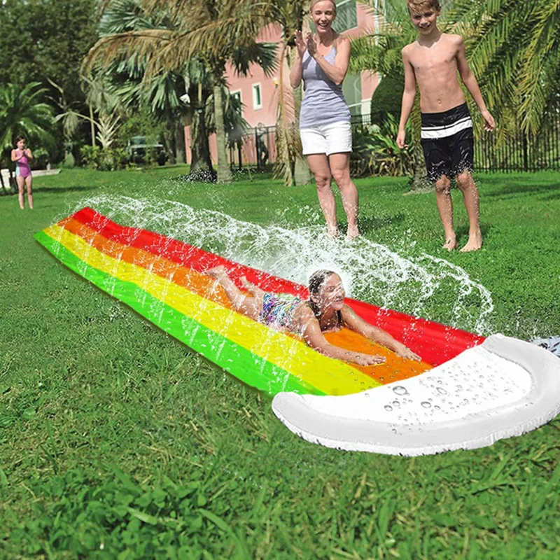 ศูนย์เกม Backyard เด็กผู้ใหญ่ข - Kids Outdoor Water Slide บทวิจารณ์และราคา
