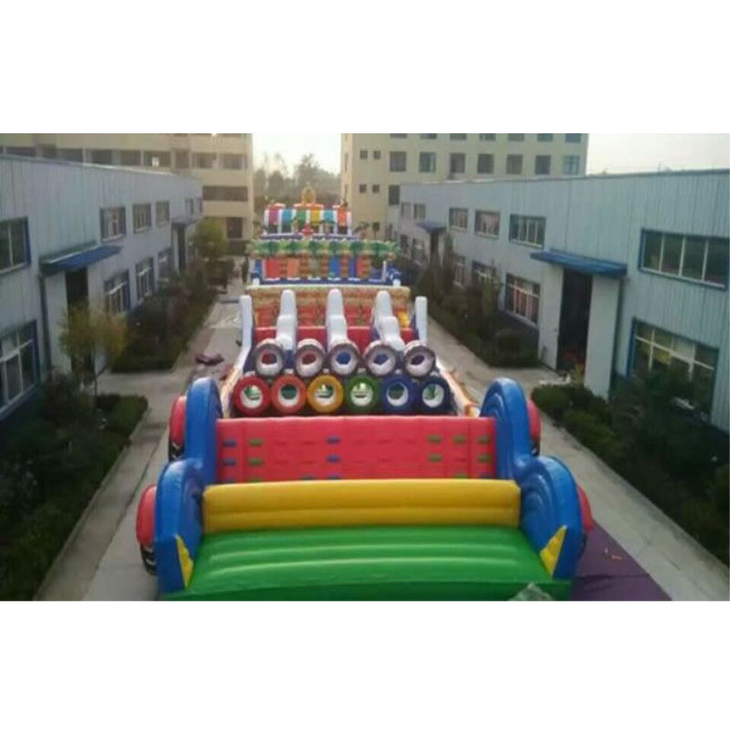 สนามกีฬาเป่าลมสำหรับเด็กและผู้ - Kids Outdoor Obstacle Course Equipment บทวิจารณ์และราคา