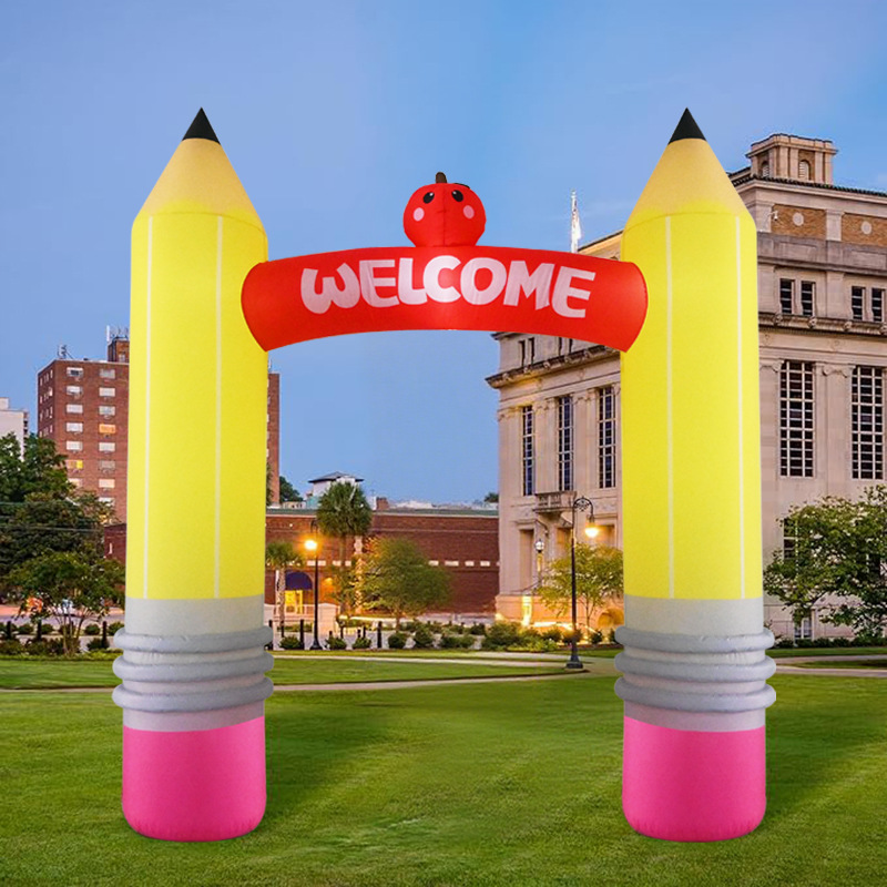 ซุ้มโค้งเป่าลมรูปดินสอขนาด 9 ฟ - Kids Outdoor Decor บทวิจารณ์และราคา
