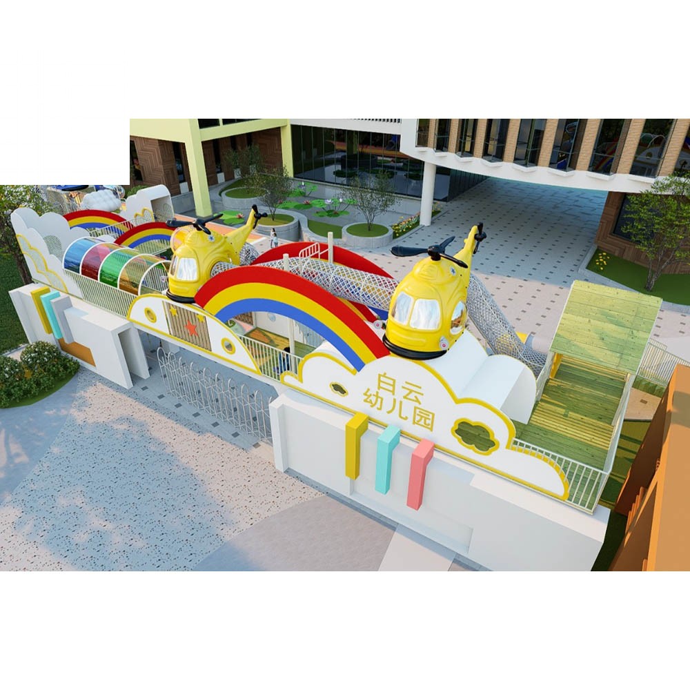 เครื่องเล่นสนามเด็กเล่นกลางแจ้ - Kids Outdoor Adventure Park บทวิจารณ์และราคา