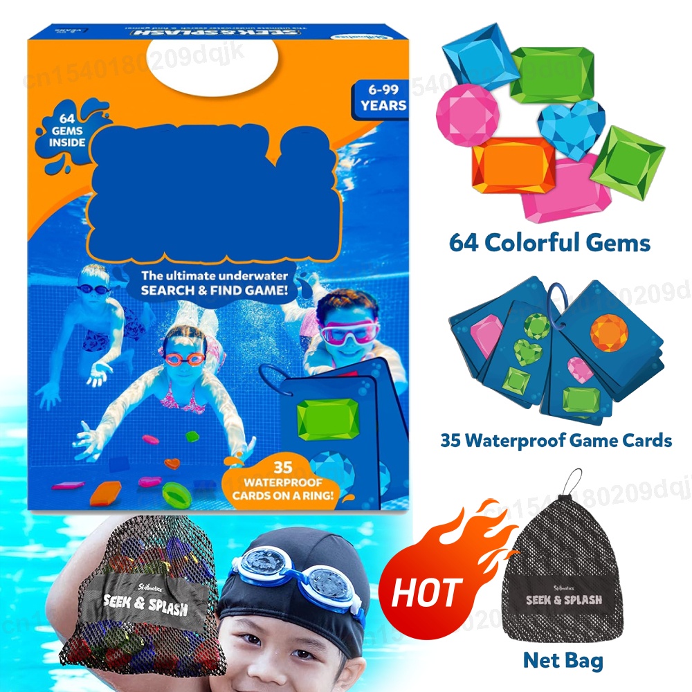 ดําน้ําอัญมณีสระว่ายน้ําของเล่ - Kids Outdoor Learning Activities บทวิจารณ์และราคา