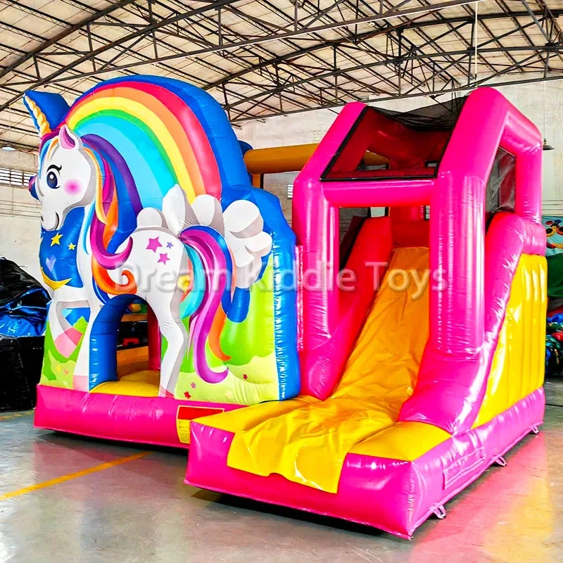 ปราสาทเป่าลมยูนิคอร์นเรนโบว์ P - Kids Outdoor Adventure Park บทวิจารณ์และราคา
