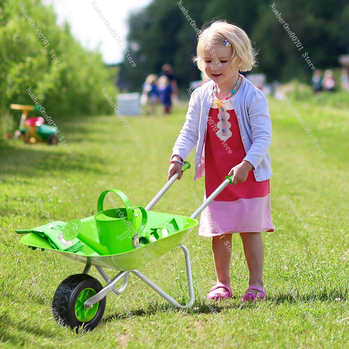 รถเข็นเด็กเล่นกลางแจ้ง สีเขียว - Kids Outdoor Activity Toys บทวิจารณ์และราคา