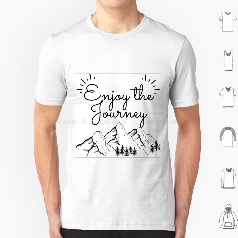 Enjoy The Journey T เสื้อผู้ชา - Kids Outdoor Quotes บทวิจารณ์และราคา