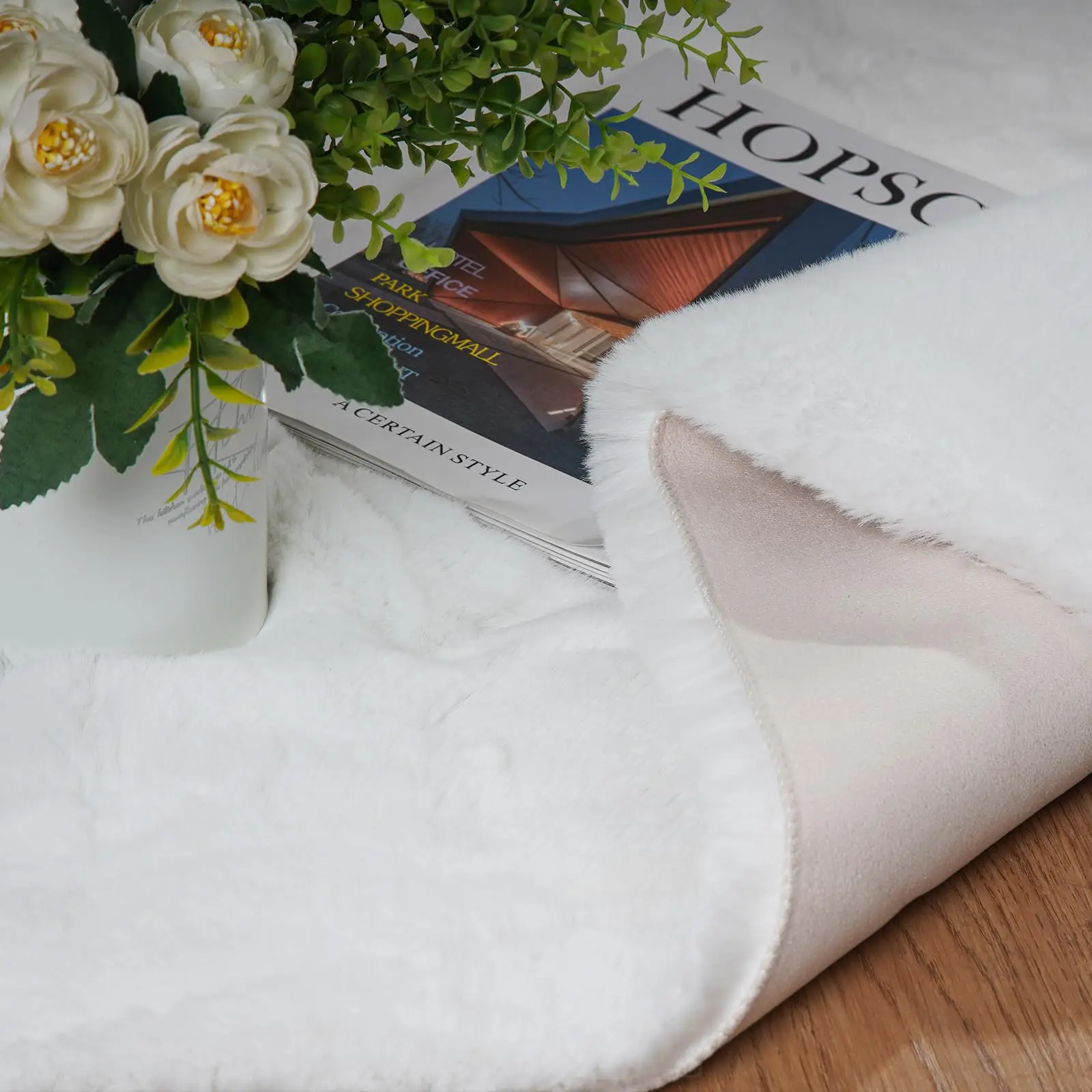 พรมขนกระต่ายเทียมทรงวงรี พื้นผ - Kids Outdoor Floor Cushions บทวิจารณ์และราคา