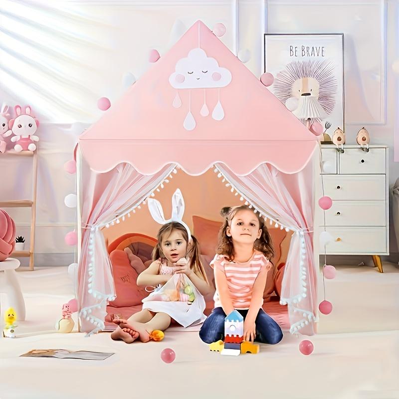 เต็นท์ปราสาทสีชมพูขนาดใหญ่สำหร - Kids Outdoor Hideout บทวิจารณ์และราคา