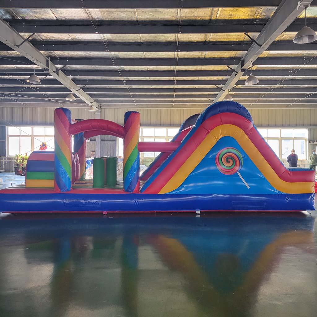 บ้านลมเป่าลมขนาดใหญ่พร้อมเครื่ - Kids Outdoor Bounce House บทวิจารณ์และราคา