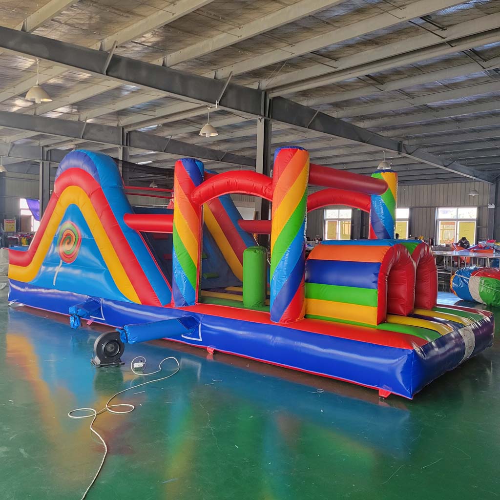 บ้านลมเป่าลมขนาดใหญ่พร้อมเครื่ - Kids Outdoor Bounce House บทวิจารณ์และราคา