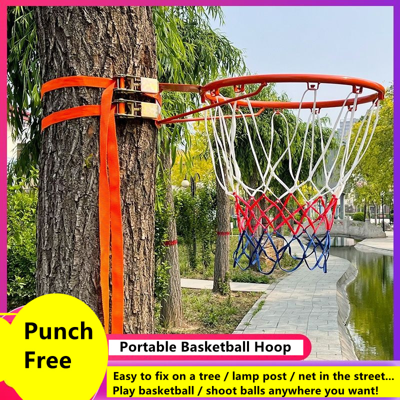 Punch-ฟรีบาสเกตบอล Hoop มาตรฐา - Kids Outdoor Frame บทวิจารณ์และราคา