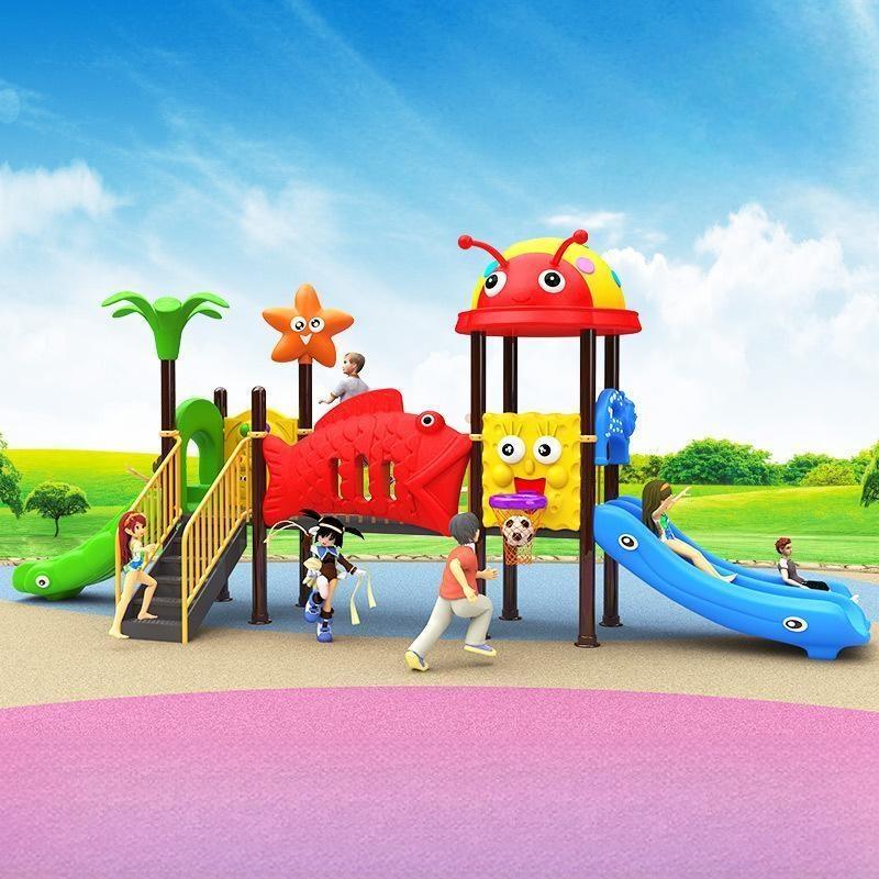 สนามเด็กเล่นสไลเดอร์เหล็กและพล - Kids Outdoor Adventure Park บทวิจารณ์และราคา