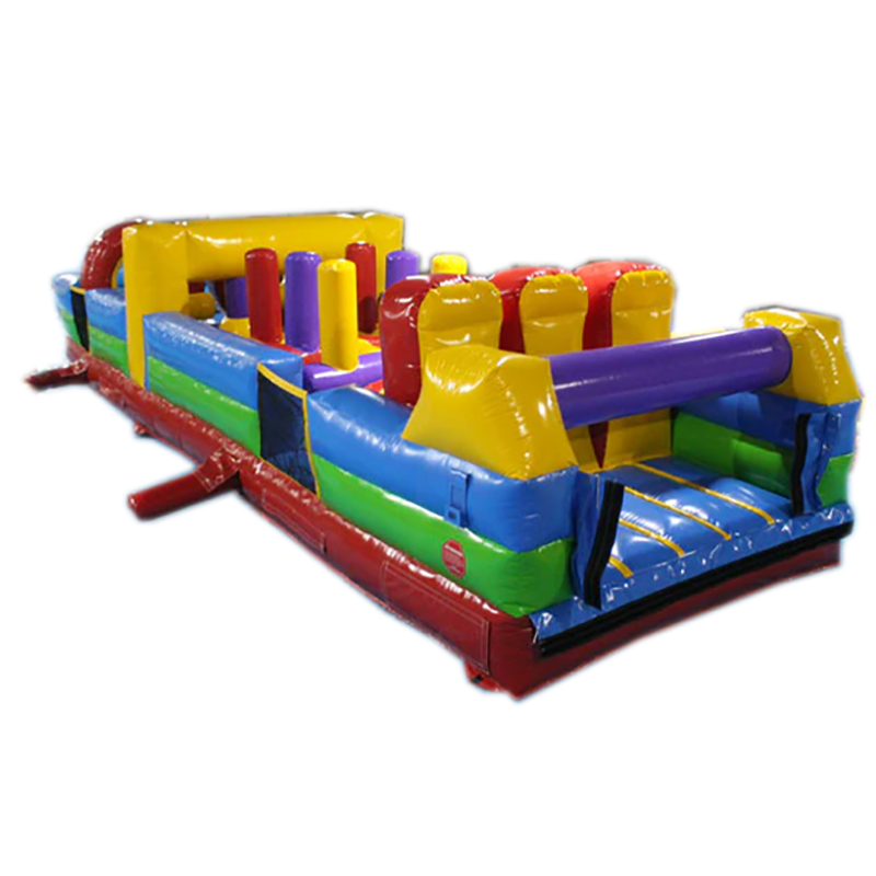 หลักสูตรอุปสรรคทําให้พองในร่มเ - Kids Outdoor Obstacle Course Equipment บทวิจารณ์และราคา