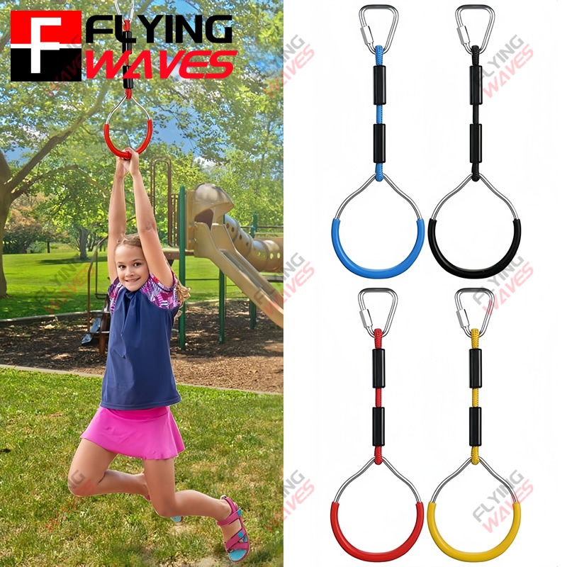 เด็กแขวนแหวน GYM Swing ปีนเขาล - Kids Outdoor Ninja Course บทวิจารณ์และราคา