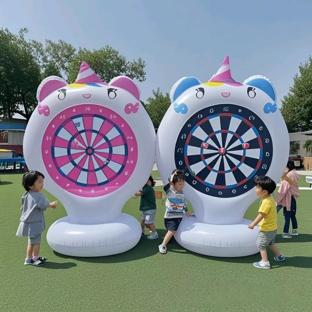 Inflatable Unicorn โยนเกมเป้าห - Kids Outdoor Easter Toys บทวิจารณ์และราคา