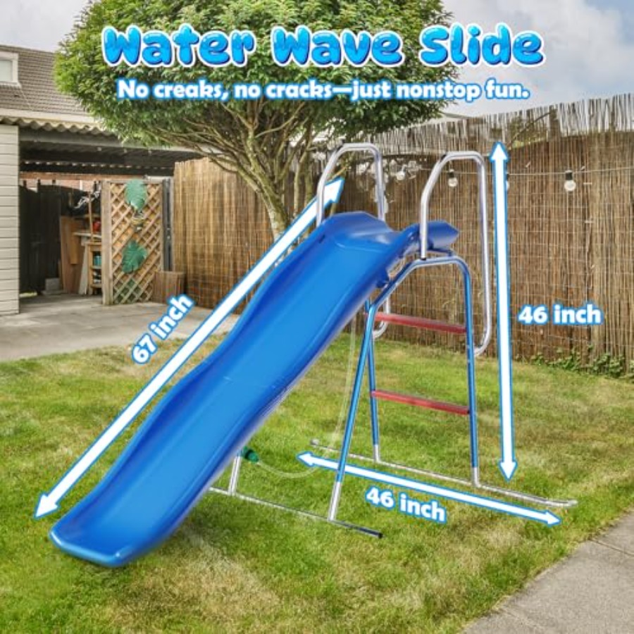 สไลเดอร์น้ำสำหรับเด็กในสวนหลัง - Kids Outdoor Water Slide บทวิจารณ์และราคา