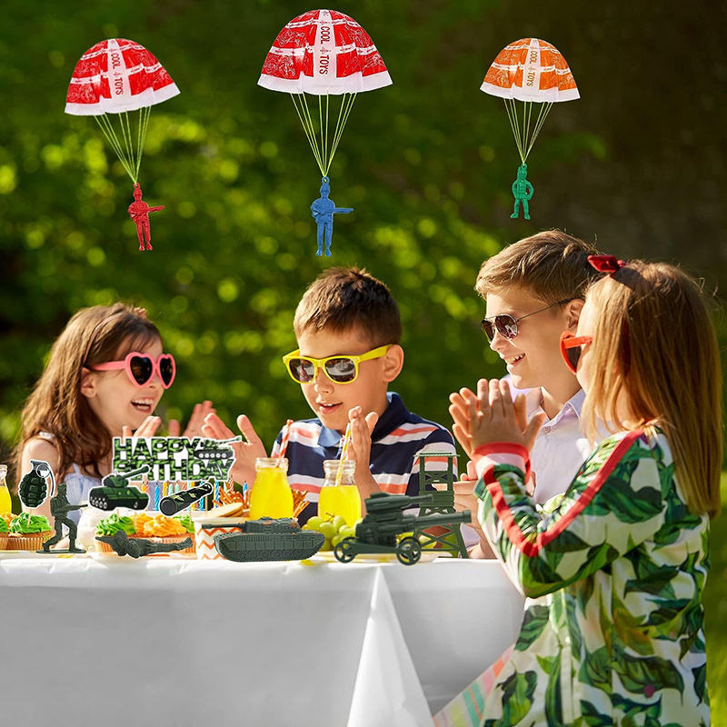 10/100pcs ร่มชูชีพของเล่นเด็ก, - Kids Outdoor Games Ideas บทวิจารณ์และราคา