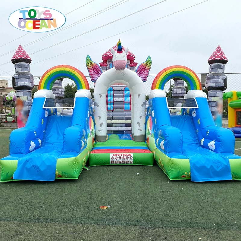 บ้านลมเป่าลมขนาดใหญ่สำหรับเด็ก - Kids Outdoor Bounce House บทวิจารณ์และราคา