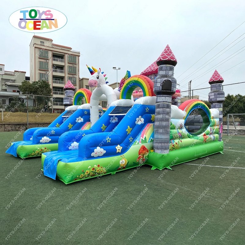บ้านลมเป่าลมขนาดใหญ่สำหรับเด็ก - Kids Outdoor Bounce House บทวิจารณ์และราคา